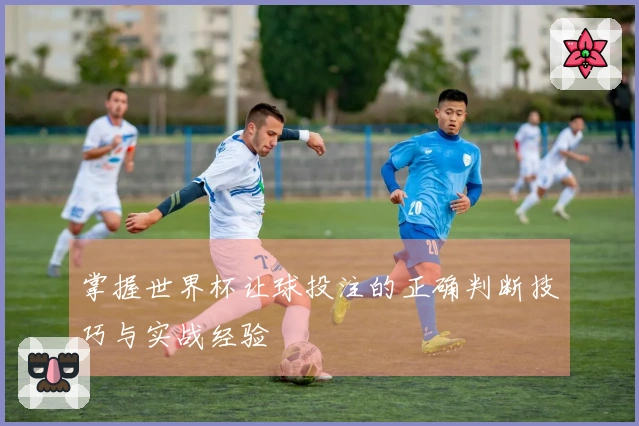 掌握世界杯让球投注的正确判断技巧与实战经验